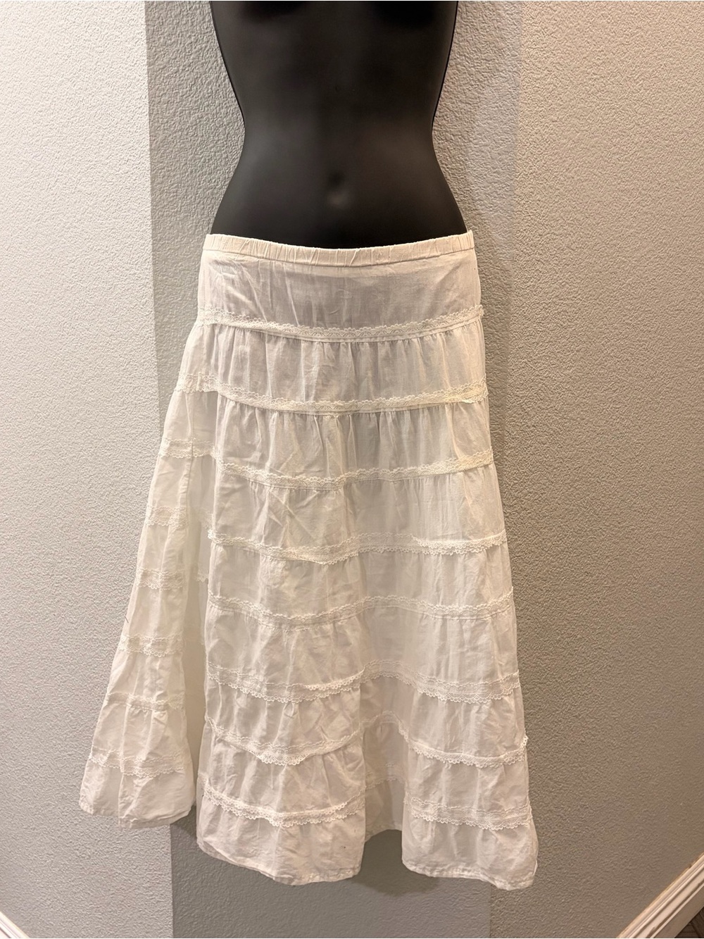 Tiered Skirt with Lining